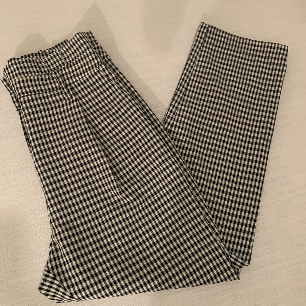 Re:named Gingham high waisted pleated Pants